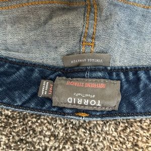 Torrid boyfriend straight jeans dark blue